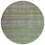 8' Olive Green And Purple Round Striped Washable Indoor Outdoor Area Rug