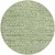 8' Green And Ivory Round Geometric Washable Indoor Outdoor Area Rug - 608219238438