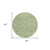 8' Green And Ivory Round Geometric Washable Indoor Outdoor Area Rug - 608219238438