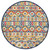 5’ x 7’ Multi Aztec Pattern Indoor Outdoor Area Rug - 606114593133