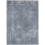 8' X 10' Blue And Gray Abstract Washable Indoor Outdoor Area Rug - Blue, Gray