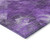 8' X 10' Purple Lilac And Eggplant Abstract Washable Indoor Outdoor Area Rug