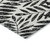 8' X 10' Black And Ivory Floral Washable Indoor Outdoor Area Rug - Black, Ivory
