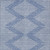 8' X 10' Denim Blue And Ivory Geometric Washable Indoor Outdoor Area Rug Transitional Style - Denim Blue, Ivory Color