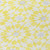 8' X 10' Yellow Ivory And Gray Floral Medallion Washable Indoor Outdoor Area Rug