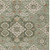 9' X 12' Sage Copper And Ivory Medallion Washable Indoor Outdoor Area Rug