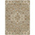 9' X 12' Taupe Copper And Beige Medallion Washable Indoor Outdoor Area Rug