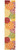 2' X 12' Red Floral Non Skid Indoor Outdoor Runner Rug
