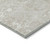 9' X 12' Ivory And Off White Abstract Washable Indoor Outdoor Area Rug