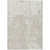 9' X 12' Ivory And Off White Abstract Washable Indoor Outdoor Area Rug