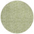 8' Green Blue And Ivory Round Floral Washable Indoor Outdoor Area Rug