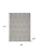 5' X 7' Gray Indoor Outdoor Area Rug