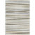 9' X 12' Ivory And Gray Striped Washable Indoor Outdoor Area Rug - Ivory, Gray
