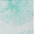 8' X 10' Aquamarine And Ivory Abstract Washable Indoor Outdoor Area Rug