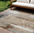 9' X 12' Beige And Ivory Abstract Washable Indoor Outdoor Area Rug - Beige, Ivory