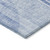 8' X 10' Denim Blue And Sky Blue Geometric Washable Indoor Outdoor Area Rug