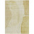 8' X 10' Gold Wheat And Beige Abstract Washable Indoor Outdoor Area Rug