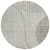 8' Taupe Beige And Ivory Round Striped Washable Indoor Outdoor Area Rug