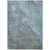 8' X 10' Blue And Gray Abstract Washable Indoor Outdoor Area Rug - Blue, Gray