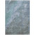 8' X 10' Blue And Gray Abstract Washable Indoor Outdoor Area Rug - Blue, Gray