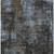 9' X 12' Graphite Charcoal And Silver Abstract Washable Indoor Outdoor Area Rug