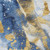 8' X 10' Blue And Gold Abstract Washable Indoor Outdoor Area Rug - Blue, Gold