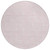 8' Pink And Ivory Round Geometric Washable Indoor Outdoor Area Rug Transitional Style - Pink, Ivory Color