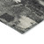 10' X 14' Black Gray And Ivory Abstract Washable Indoor Outdoor Area Rug Transitional Style - Black, Gray, Ivory Color