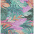 10' X 14' Teal Blue And Aqua Floral Washable Indoor Outdoor Area Rug Transitional Style - Teal Blue, Aqua Color