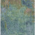 10' X 14' Blue Abstract Washable Indoor Outdoor Area Rug