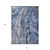10' X 14' Blue Denim Blue And Navy Blue Abstract Washable Indoor Outdoor Area Rug