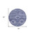 8' Navy Blue And Denim Blue Round Southwestern Washable Indoor Outdoor Area Rug - Navy Blue, Denim Blue