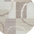8' Ivory And Beige Round Geometric Washable Indoor Outdoor Area Rug Modern Style - Ivory, Beige Color