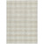 8' X 10' Ivory And Beige Plaid Washable Indoor Outdoor Area Rug