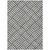 10' X 14' Black And Ivory Geometric Washable Indoor Outdoor Area Rug