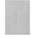 8' X 10' Silver And Ivory Geometric Washable Indoor Outdoor Area Rug Transitional Style - Silver, Ivory Color