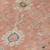 9' X 12' Pink Gray And Beige Floral Washable Indoor Outdoor Area Rug