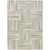 8' X 10' Ivory Beige And Gray Geometric Washable Indoor Outdoor Area Rug