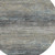 8' Granite Gray Round Striped Washable Indoor Outdoor Area Rug