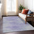 10' X 14' Plum And Purple Abstract Washable Indoor Outdoor Area Rug