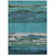 8' X 10' Teal Blue Abstract Washable Indoor Outdoor Area Rug Transitional Style - Teal Blue Color