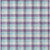 10' X 14' Purple Aqua And Beige Plaid Washable Indoor Outdoor Area Rug
