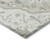 9' X 12' Ivory Beige And Gray Oriental Washable Indoor Outdoor Area Rug