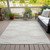 9' X 12' Ivory Beige And Taupe Abstract Washable Indoor Outdoor Area Rug - Ivory, Beige, Taupe