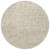 8' Beige And Tan Round Abstract Washable Indoor Outdoor Area Rug