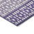 9' X 12' Purple Lavender And Ivory Geometric Washable Indoor Outdoor Area Rug