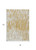 8' X 10' Gold And Ivory Abstract Washable Indoor Outdoor Area Rug Transitional Style - Gold, Ivory Color