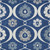 8' X 10' Navy Blue And Ivory Medallion Washable Indoor Outdoor Area Rug - Navy Blue, Ivory
