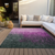 10' X 14' Blush And Dark Gray Ombre Washable Indoor Outdoor Area Rug