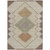 9' X 12' Brown Copper And Fern Green Geometric Washable Indoor Outdoor Area Rug